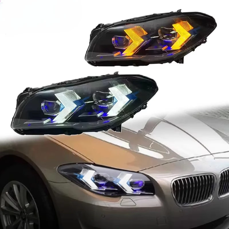 

SJC Auto Parts Headlamp For BMW 5 Series F10 F18 LED Headlights 2011-2017 Head Lights New Upgrade Laser Front Lights