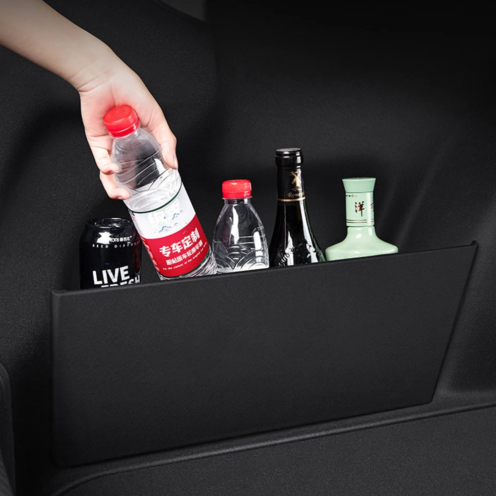 Car Trunk Side Storage Organizer Panel Bag for VW Volkswagen ID.6 Crozz Anti-Slip Pocket Cargo Partition Board Auto Accessories