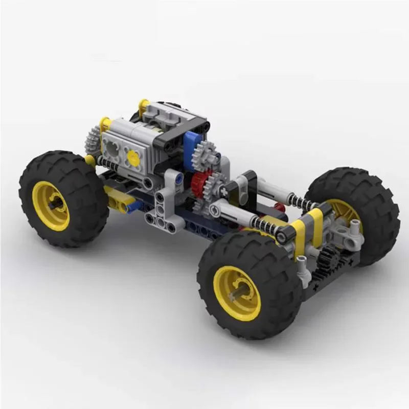 150PCS Buggy Chassis Cars Technical Building Blocks Set Assembled Ornament Off-Road Vehicle Education MOC Bricks DIY Model Toys