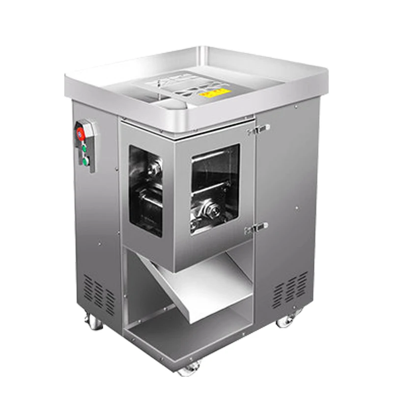 Commercial Automatic Stainless Steel One-step Double-knife Meat Shredding Machine Easy To Disassemble