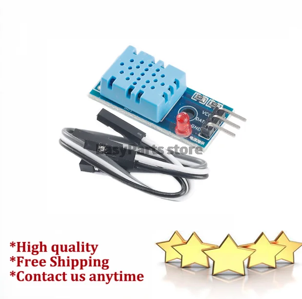 1/10PCS DHT11 Digital Temperature&Humidity Sensor Module Board 3.3V-5V 3-Wire High Precision Ultra-low Power For Arduino