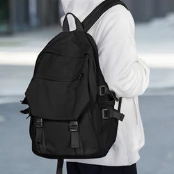 Likros School Bags for Boys Black Men Backpack Laptop Backpack, Lightweight Travel Rucksack Student Daypack Anti Theft Backpacks