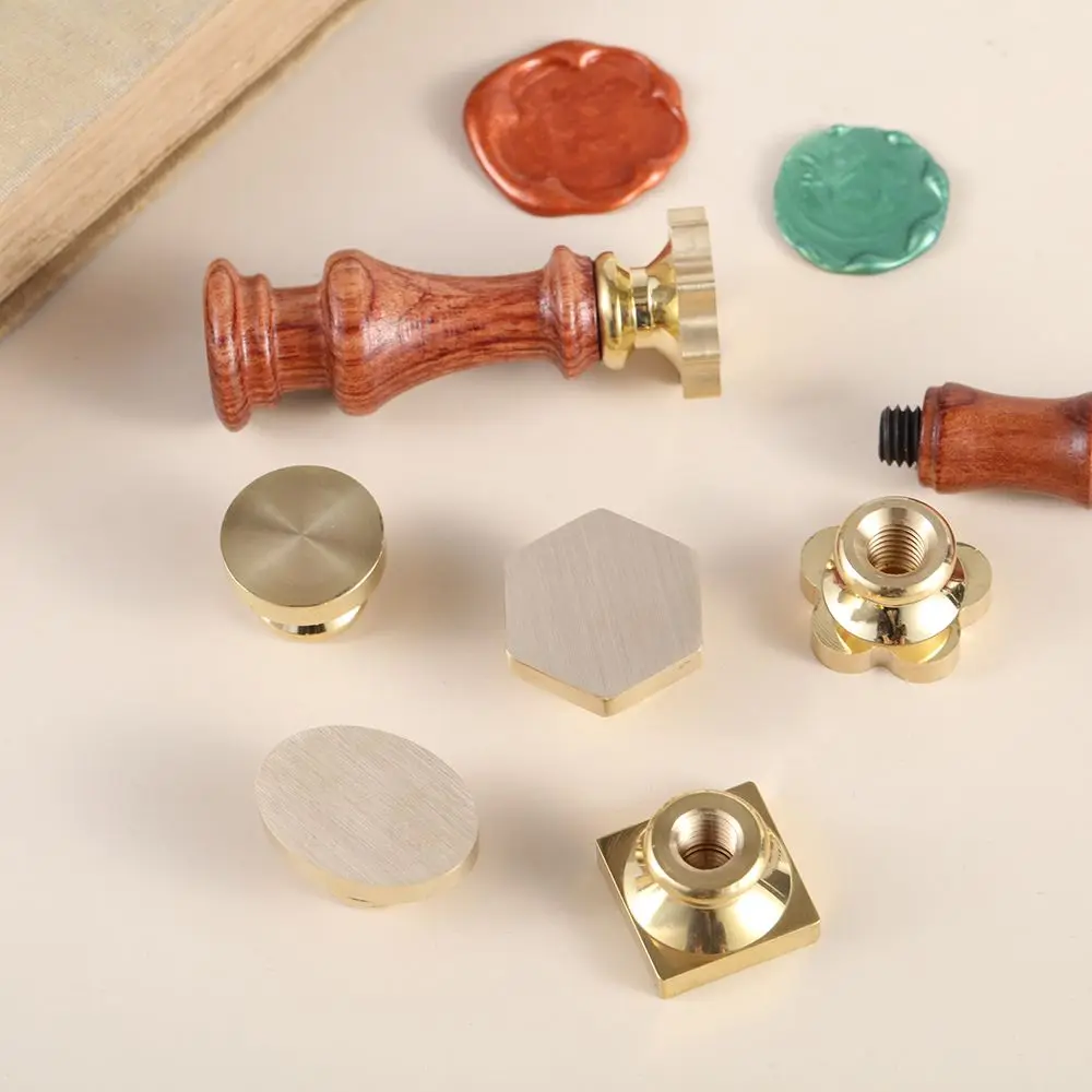 بطاقة الطباعة الأختام المستديرة Stamps سكرابوكينغ دعوة الزفاف عيد ميلاد سعيد الشمع ختم ختم الشمع النحاس رئيس الطلاء الختم