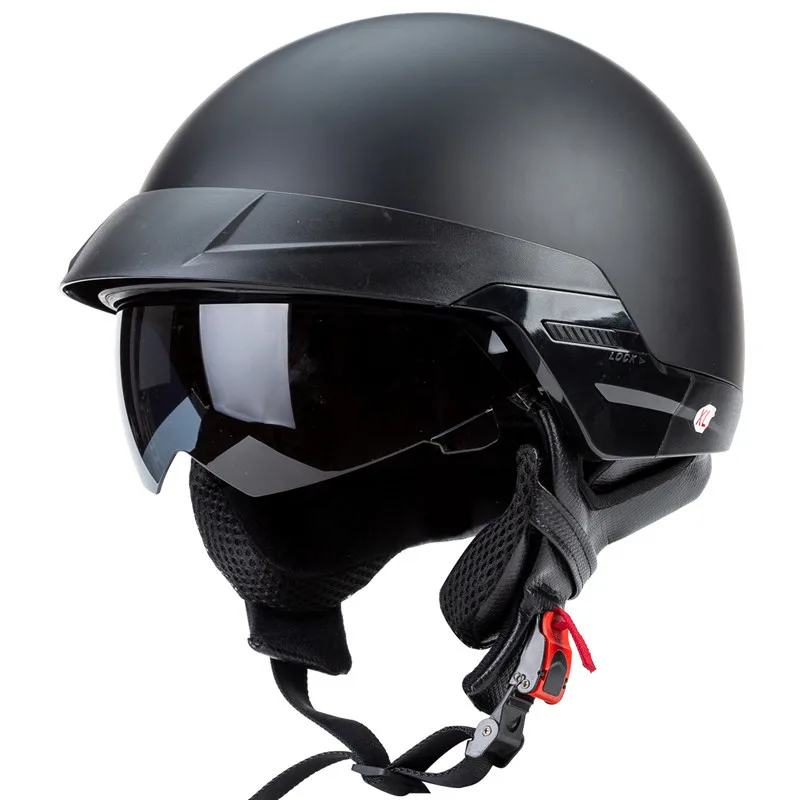 

Motorcycle Riding Helmet Half Helmet Multi-functional Detachable ABS Anti-fall Wear-resistant Breathable Four Seasons Available