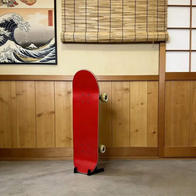 

Universal Skateboard Storage Base 3D Printed Vertical Stand for Home Garage Skateboard Park Indoor Organization Accessories