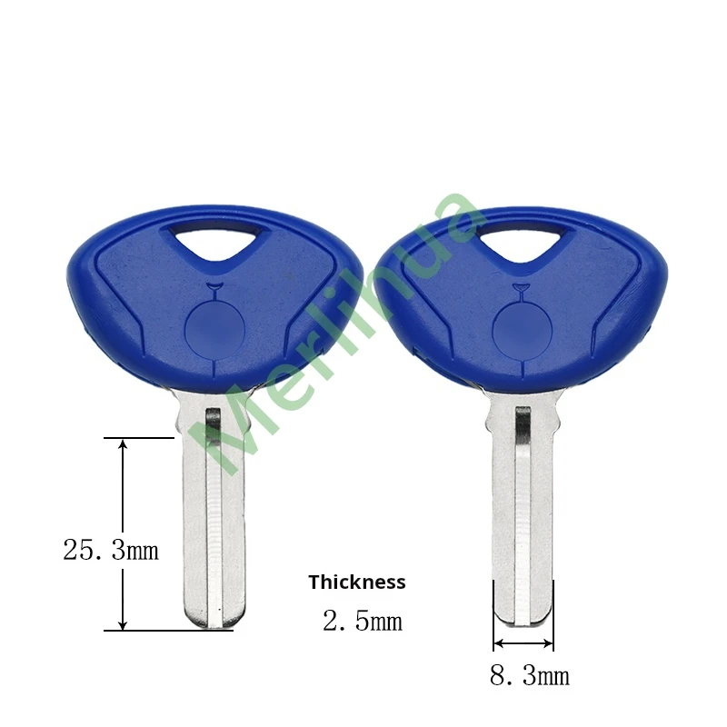 BMW motorcycle key, suitable for: BMW K1200 K1300 S1000R R1200R HP4 motorcycle key embryo(can be placed anti-theft chip).