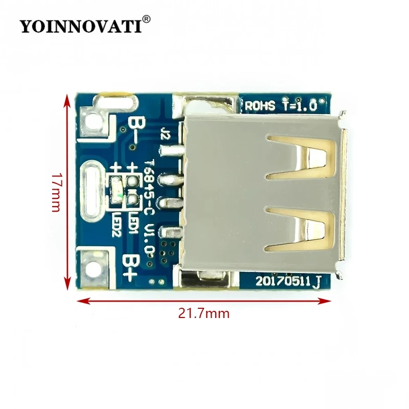 5PCS 5V Boost Step Up Power Module Lithium LiPo Battery Charging Protection Board LED Display USB for DIY Charger 134N3P Program