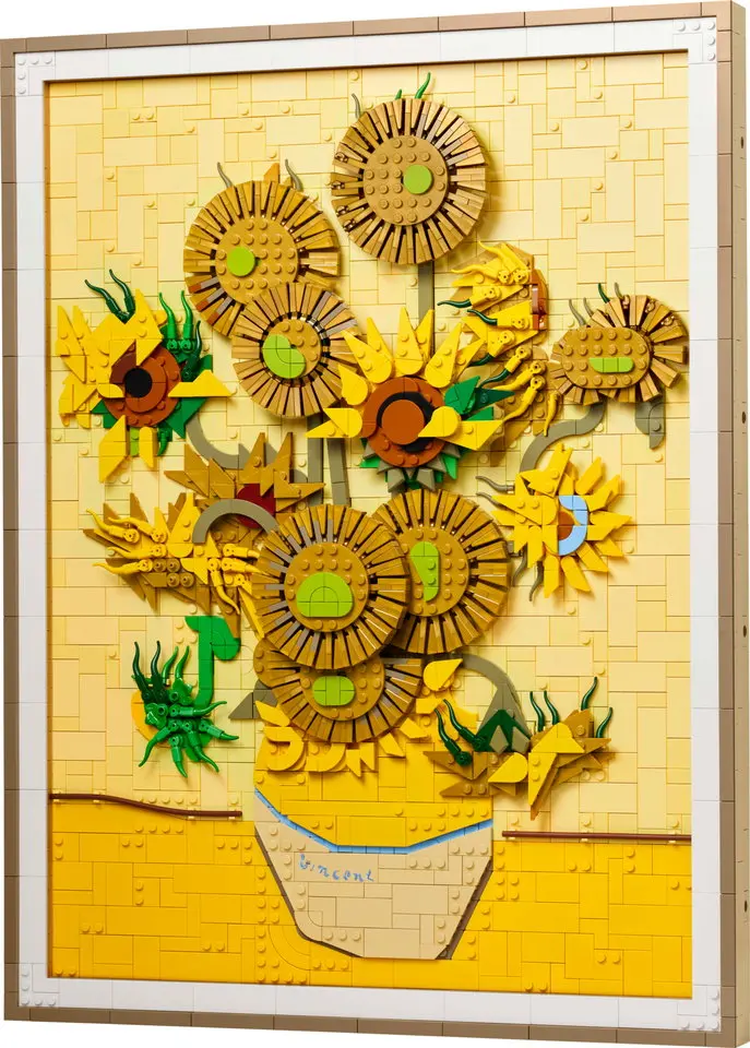 Sunflower Drawing Board 31215 Building Blocks Sets Compatible with Legoed Particles Suitable for Christmas Gifts 2615pcs