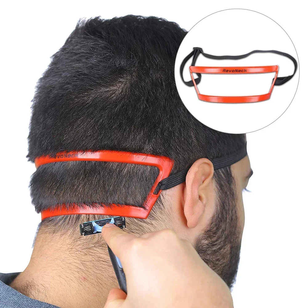 DIY Men Hair Trimming Ruler Neckline Guide Haircuts Curved Headband Styler Ruler Barber Comb Beard Tools Hair Styling Tool