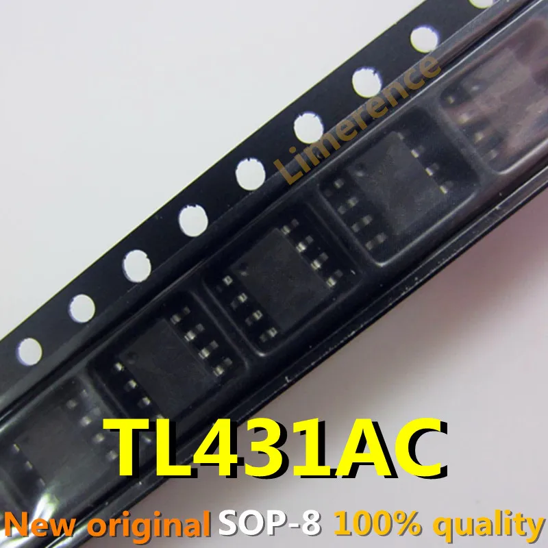 50PCS TL431ACDR SOP8 TL431AC SOP 431AC SMD TL431 SOP-8 TL431ACDT new and original IC