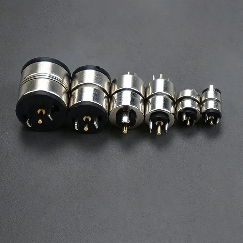 5/6/7/8/10mm Circular Magnetic 2Pin Male And Female Pogo Pin Connector 12V 2A Gold-plated For DIY Charging Of Smart Watches