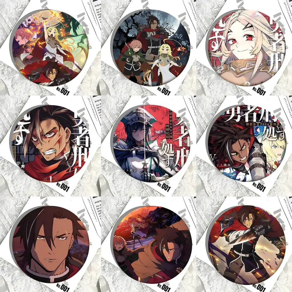 Anime Sentenced To Be A Hero Round Badge Creative Brooch Clothing Backpack Accessories Lapel Pin