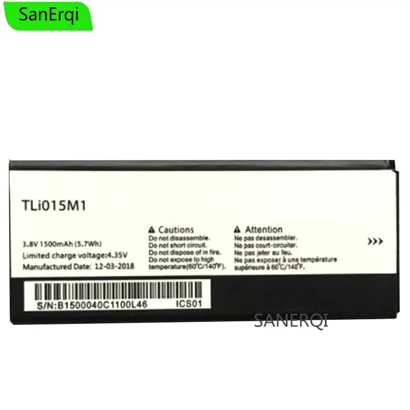 

Аккумулятор TLi015m1 для Alcatel One Touch Pixi 4 4034A PIXI 4 4034F 4034A 4034X 4034D 500 мАч Высокое качество