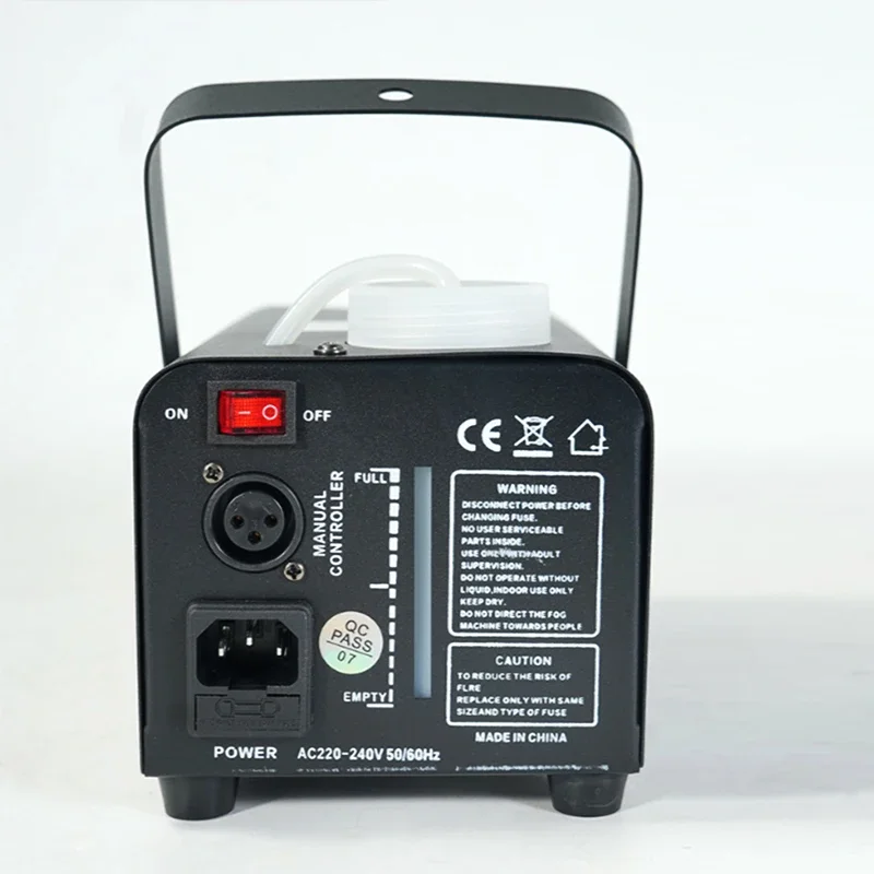 1 PC Macchina del fumo con telecomando Macchina del fumo da 500 W RGB 3 LED Colore misto Eiettore di fumo da palcoscenico per feste DJ Disco Halloween