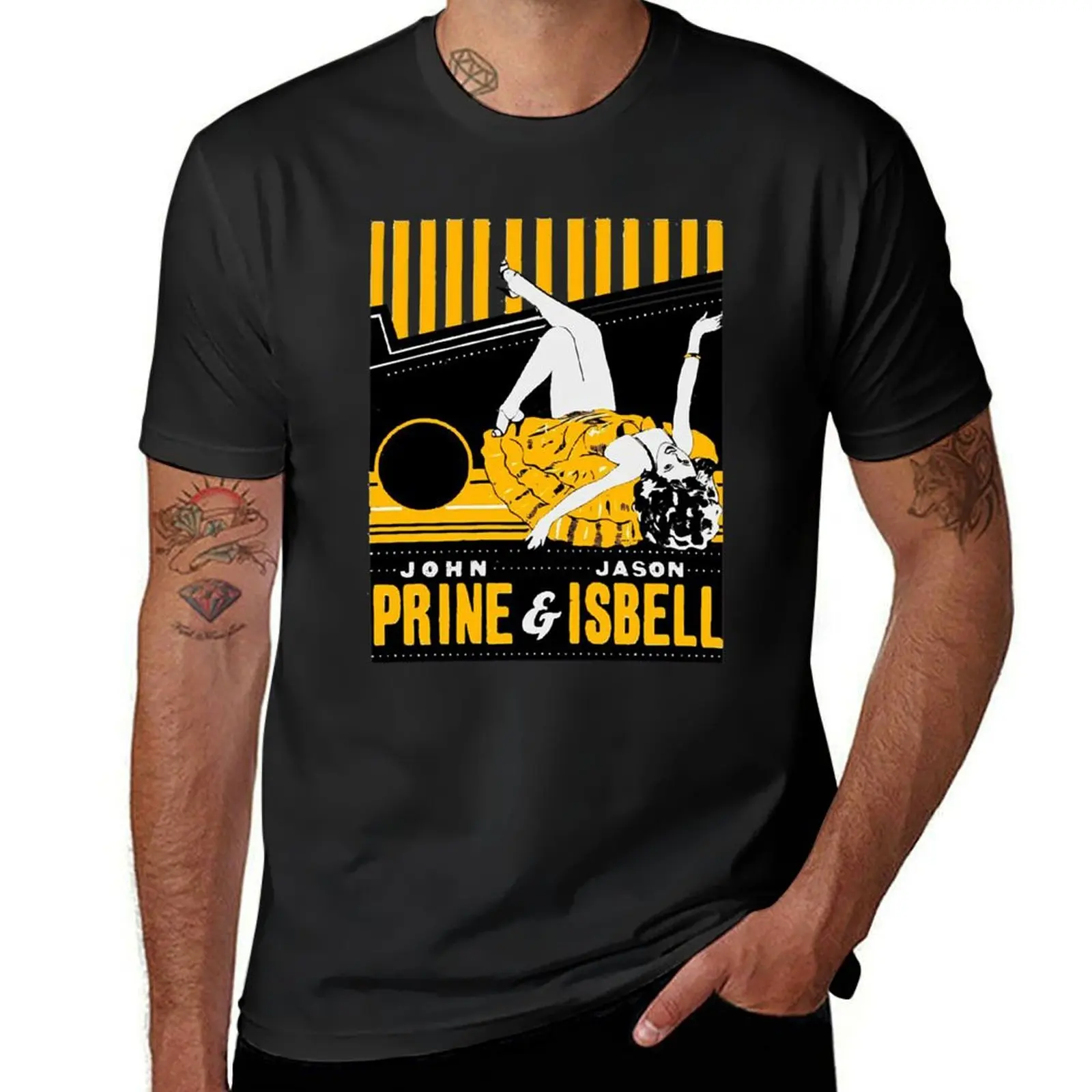 Isbell x Prine T-Shirt for a boy Blouse Short sleeve tee men