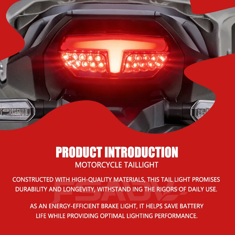 For Honda CB750 Hornet XL750 RH12 2024 2025 Motorcycle Tail Lamp XL 750 CB 750 Rear Brake Tail Run Light Taillight