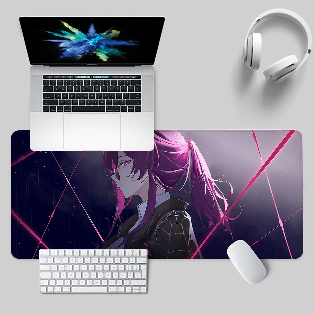 Kafka Honkai Star Rail Mousepad HD Printing Computer Gamers Locking Edge Non-slip Mouse Pad XXL90x40cm Keyboard PC Desk Pad