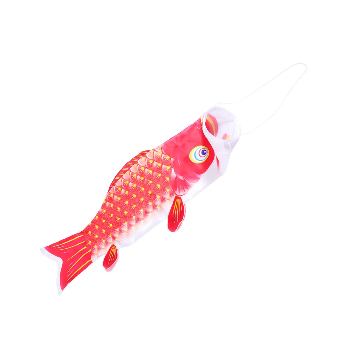 Decors Carp Streamer Outdoor Japanese Heavy Decoration Red Ornaments Durable Banner Wind