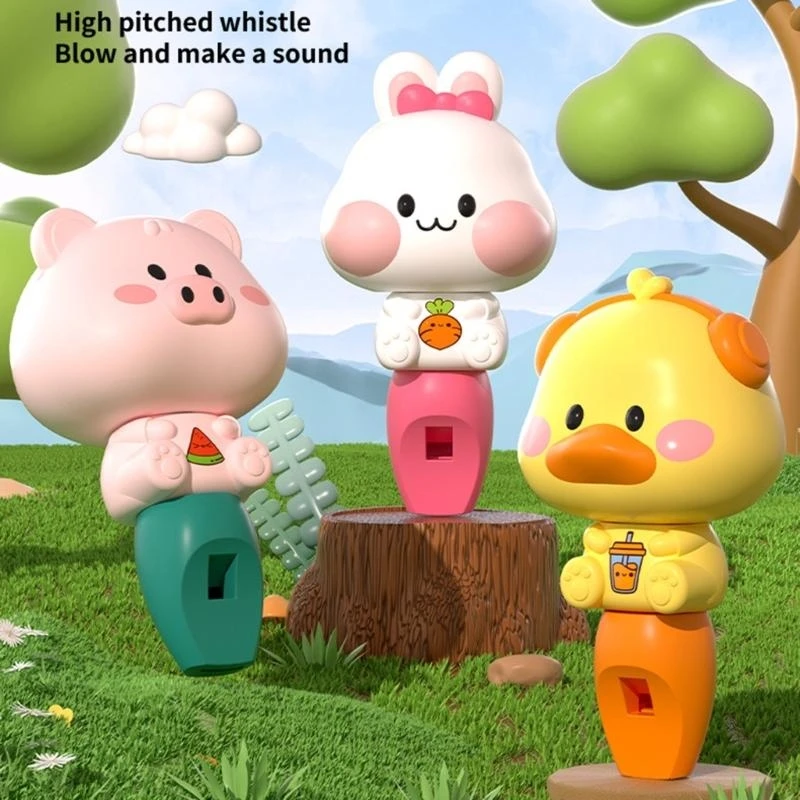 Y4QA Colorful Cartoon Toy for Children Play Train Mouth Muscles Promote Sound Perception Hand Eye Coordination Toy