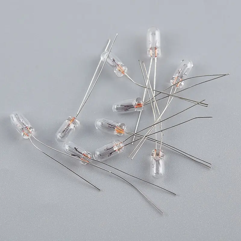 10pcs Miniature 0.07A 3mm 4mm 5mm 1.5V,3V,6V, 9V,12V, 24V Lamp Light Bulb Edison Incandescent Filament Rice