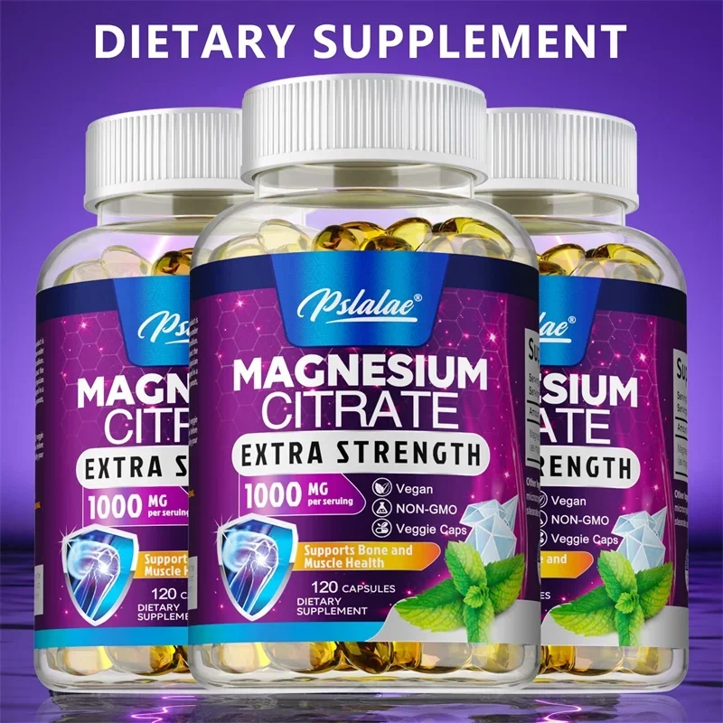 

Цитрат магния 1000 мг — легко впитывается, поддерживает здоровье мышц, нервов, костей и сердца.