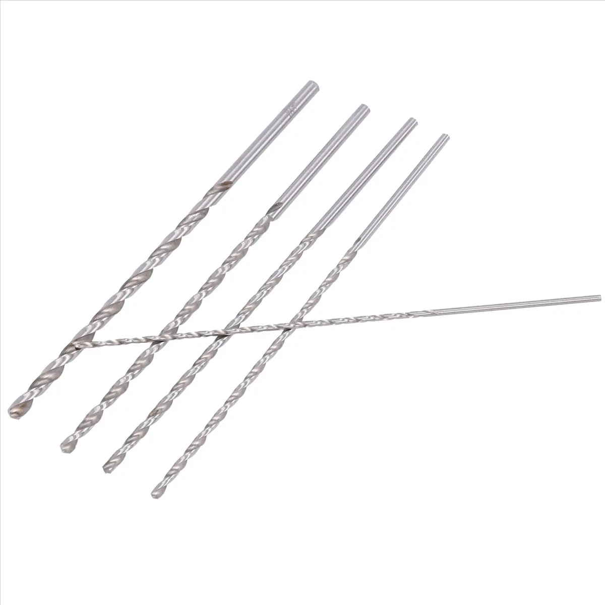 

AA49 20PCS Extra Long High-Speed Steel Drill Bit Sets Straight Shank Twist Drill Bit Tool 2-5mm for Wood