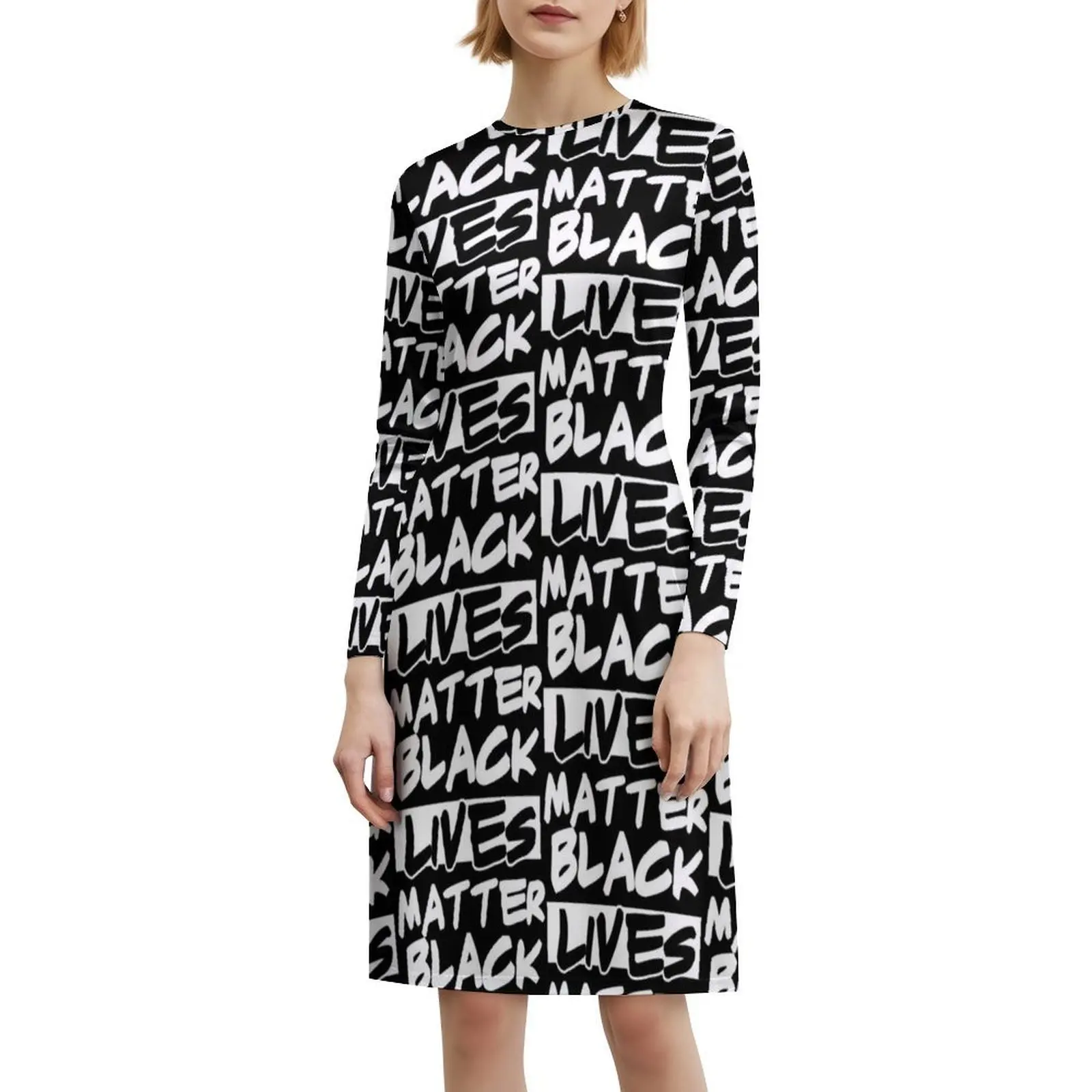 قناع تغطية الوجه من Black Lives Matter للسيدات، فستان هيب هوب للشارع مطبوع عليه رسومات جرافيكية للحفلات والنوادي، أسود حياة المادة #6