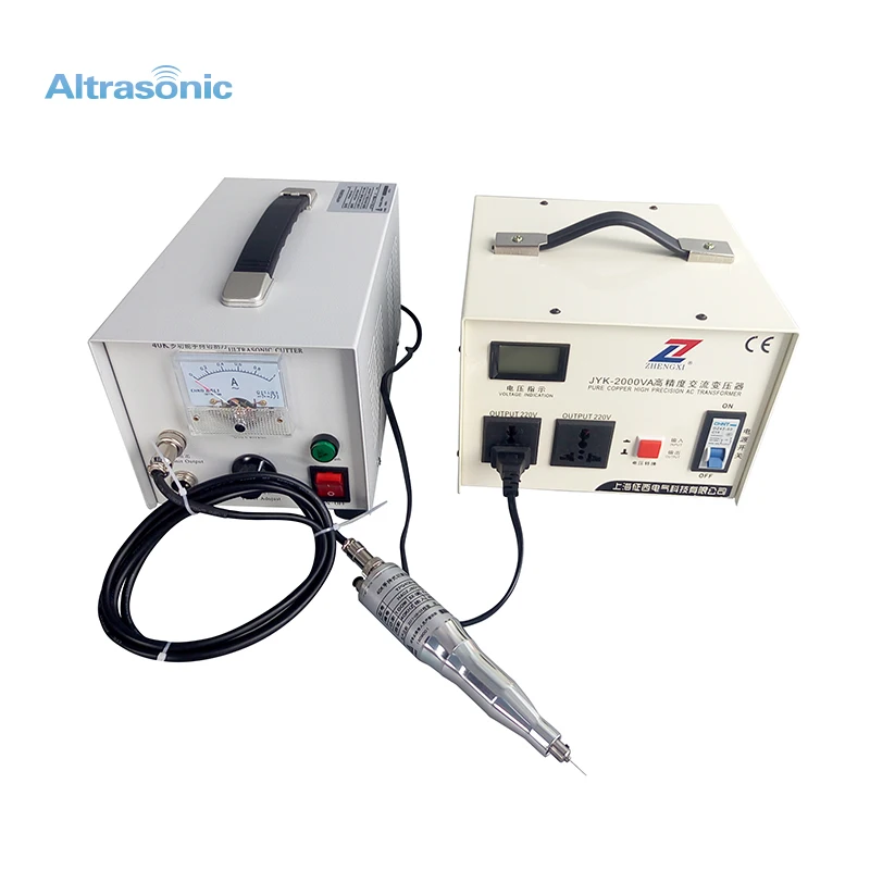 ultrasonic 40Khz Portable cutting machine ABS PE PVC Acrylic Non-woven fabric Chloroprene rubber plastic  