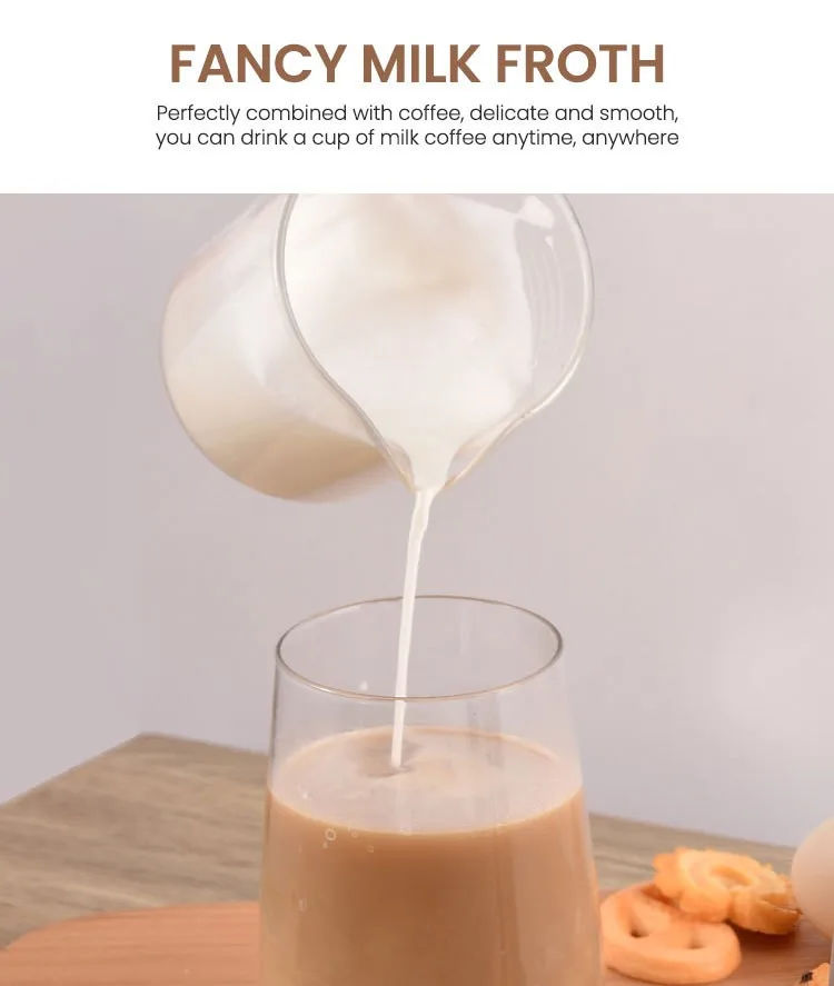 خلاط الحليب اللاسلكي خلاط كهربائي محمول باليد 3 في 1 خلاط القهوة الكهربائية الصغيرة خلاط القهوة كابتشينو كريم