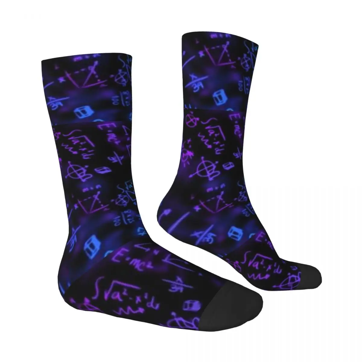 Math Equation Stockings Graphic Funny Socks Autumn Anti Skid Socks Women Men Outdoor Sports Warm Soft Socks