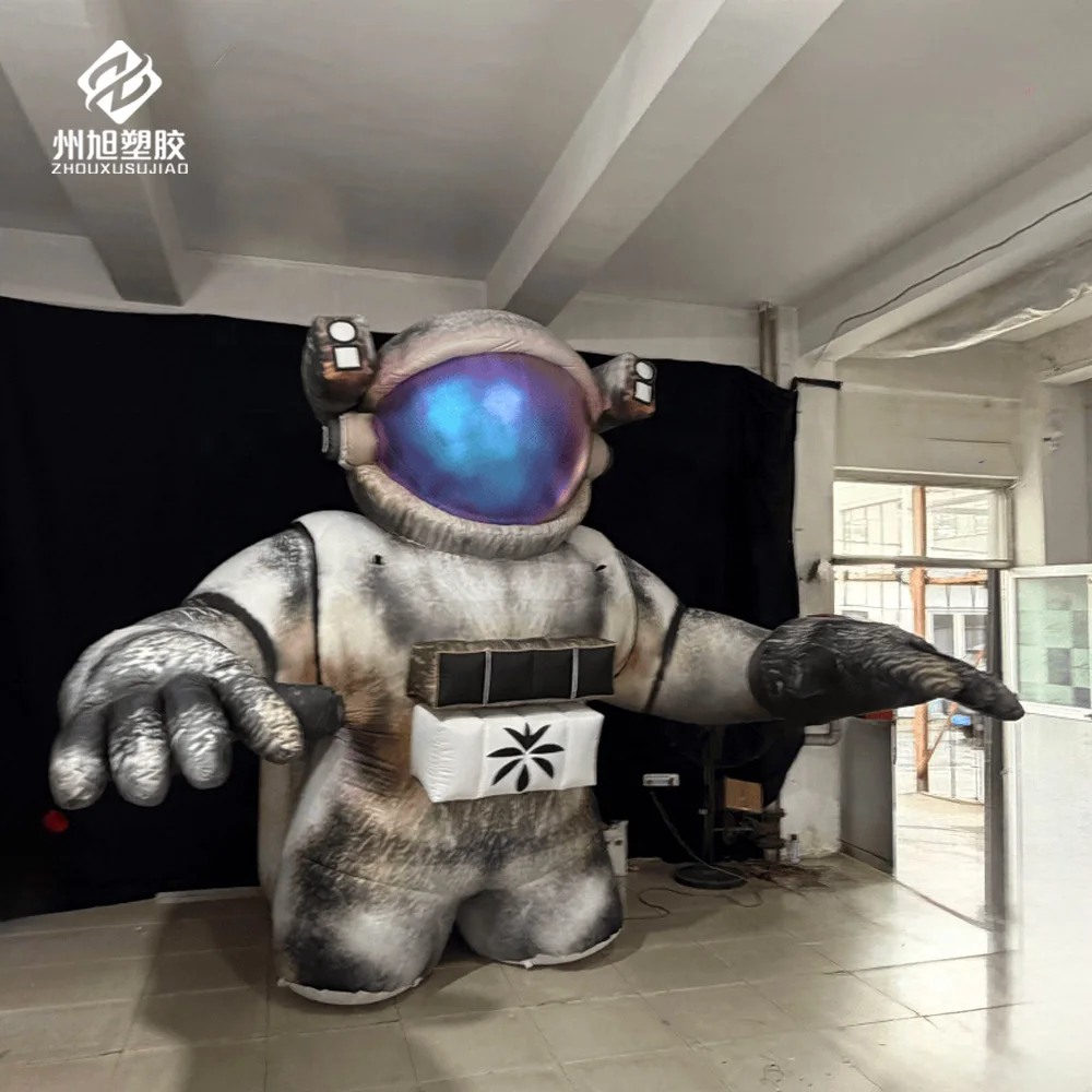 Inflatable Astronaut, Can Be Equipped with LED Lights, Inflatable Astronaut Model, Suitable for Exhibition Mall Activities