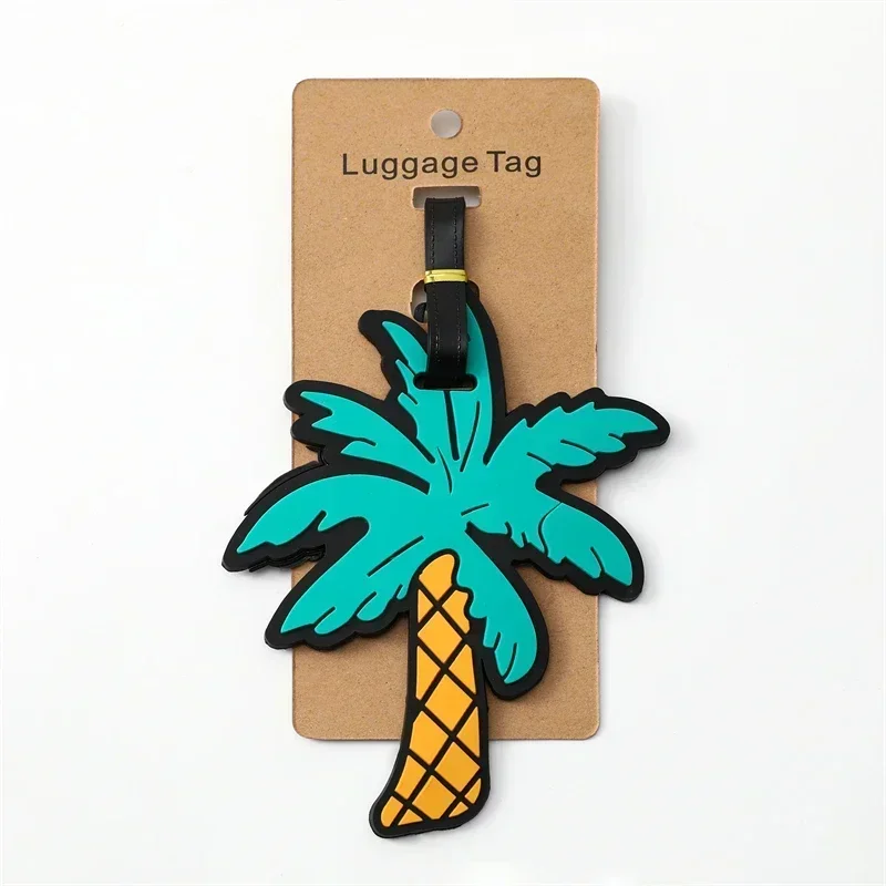 Cute Luggage Travel Accessories Tag Silica Gel Suitcase ID Addres Holder Baggage Boarding Tag Portable Label