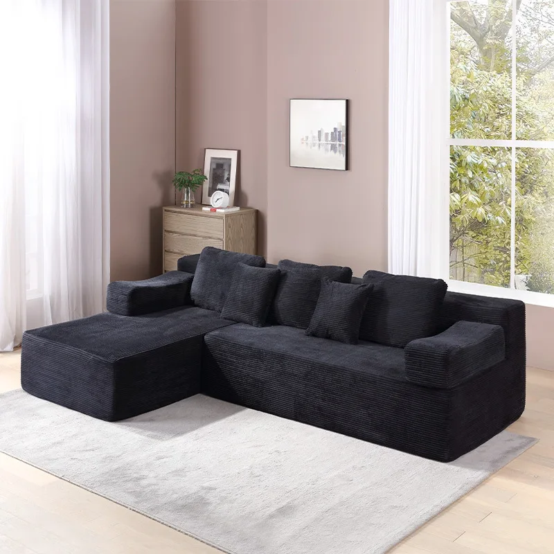 Foreign trade high-density compression sofa combination module living room sofa bed lazy sponge small apartment sofa
