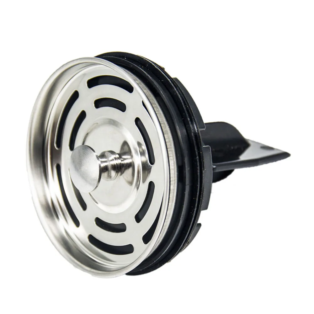 

Kitchen Cleaning 86 Model Strainer Food Waste Screen 304 Stainless Steel ABS Plastic Construction Dual-Purpose Design