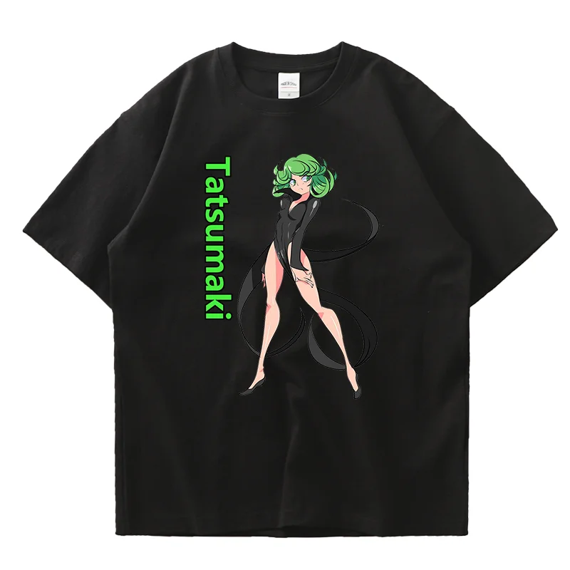 Anime ONE PUNCH MAN Tatsumaki Print T Shirt Couple student street sports casual T-shirt