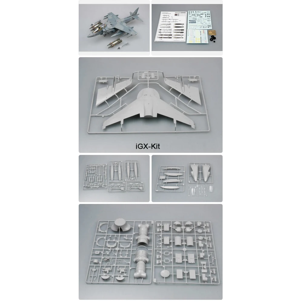 

Trumpeter 02229 1:32 Scale AV8B Harrier II Early Attack Aircraft Plane Military Assembly Plastic Handcraft Model Building Kit