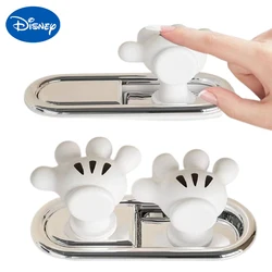 Disney Mickey Toilet Presser Anime Toilet Press Button Bathroom Water Tank Buttons Push Switch Bathing Room Decor Nail Protector