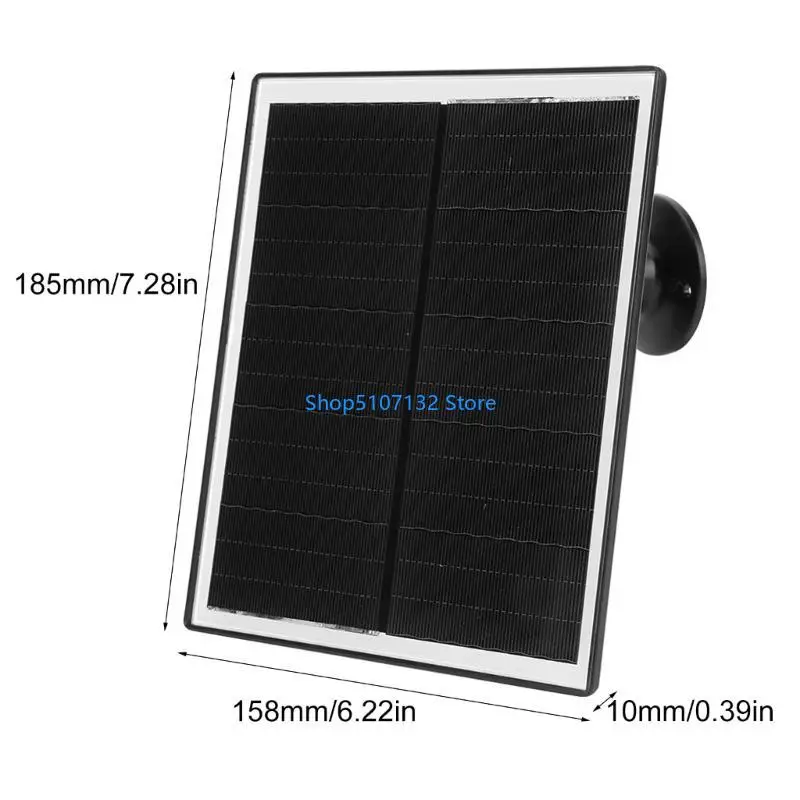 87HD الطاقة المتجددة 6W 5V شاحن شمسي مع النوع C للمساواة في لوحة الطاقة الشمسية المقاومة للماء