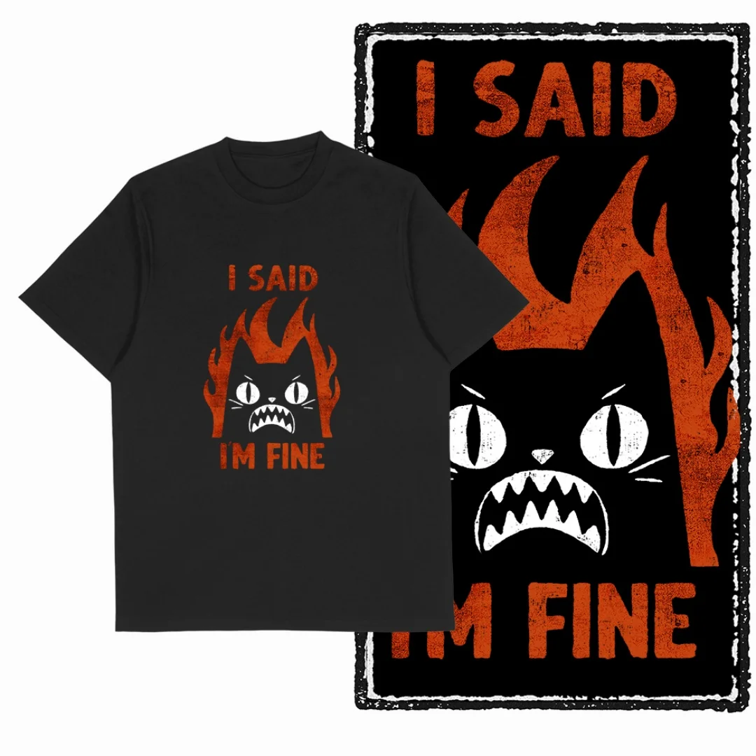 

2025 модная крутая мужская футболка с принтом кота, уличная эксклюзивная мужская футболка с графическим рисунком, хлопковая футболка унисекс, женская футболка