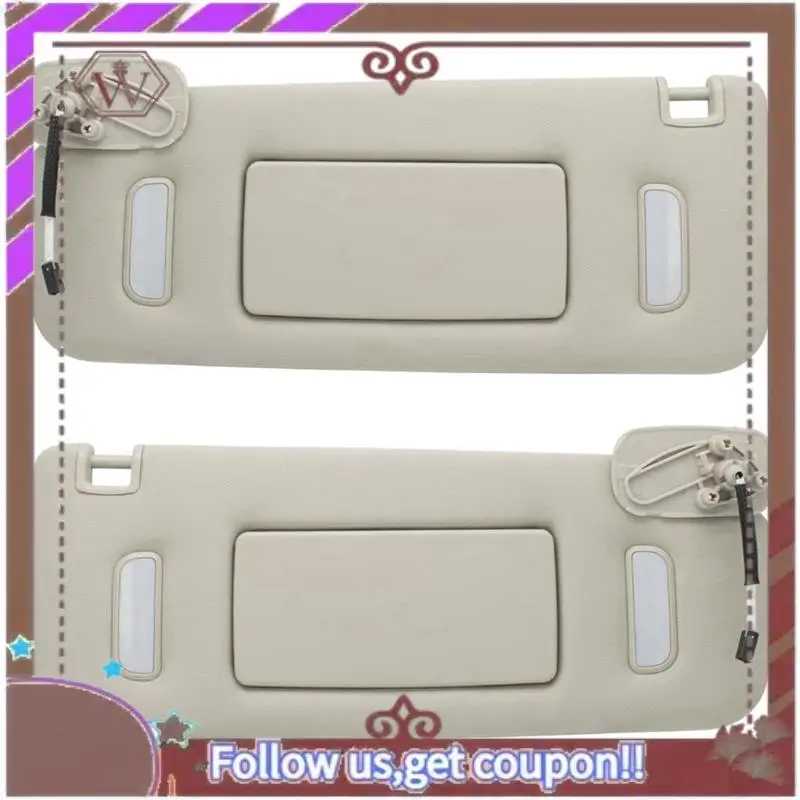 

A57E-Car Left Driver & Right Passenger Sun Visor For Cadillac Chevy Gmc 2007-2014 Sun Visor 22850306 22850310 Accessories