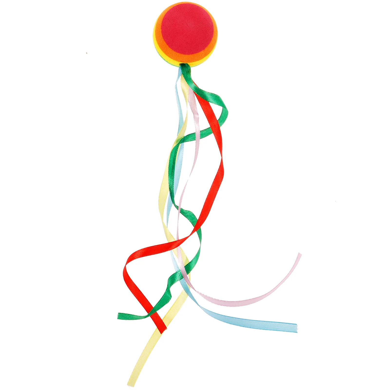 

Car Antenna Decoration Ball Rainbow Ribbon Cute Auto Vehicle Accessory Easy Install Durable Eyecatching External Decor