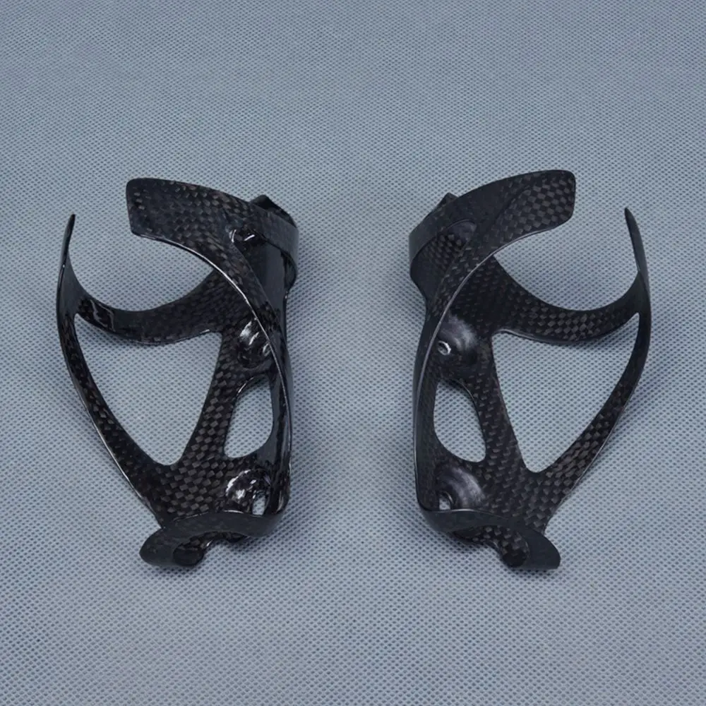 

Крепление для фляги из карбона для велосипеда: держатель для бутылки для шоссейных, горных, гравийных и ТТ велосипедов, 3K глянцевое/матовое покрытие