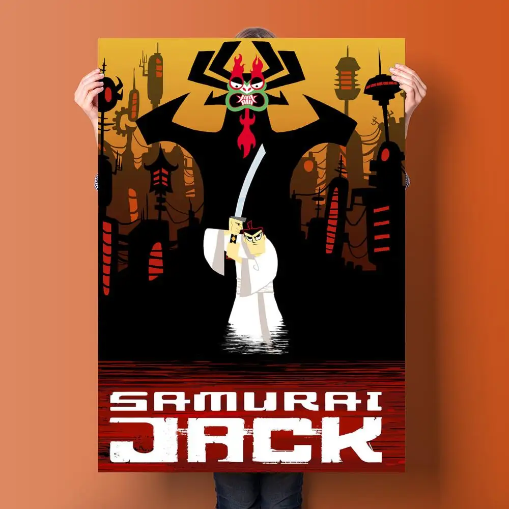 samurai jack Poster Decorative Painting Canvas Poster Wall Art Living Room Posters Bedroom Painting