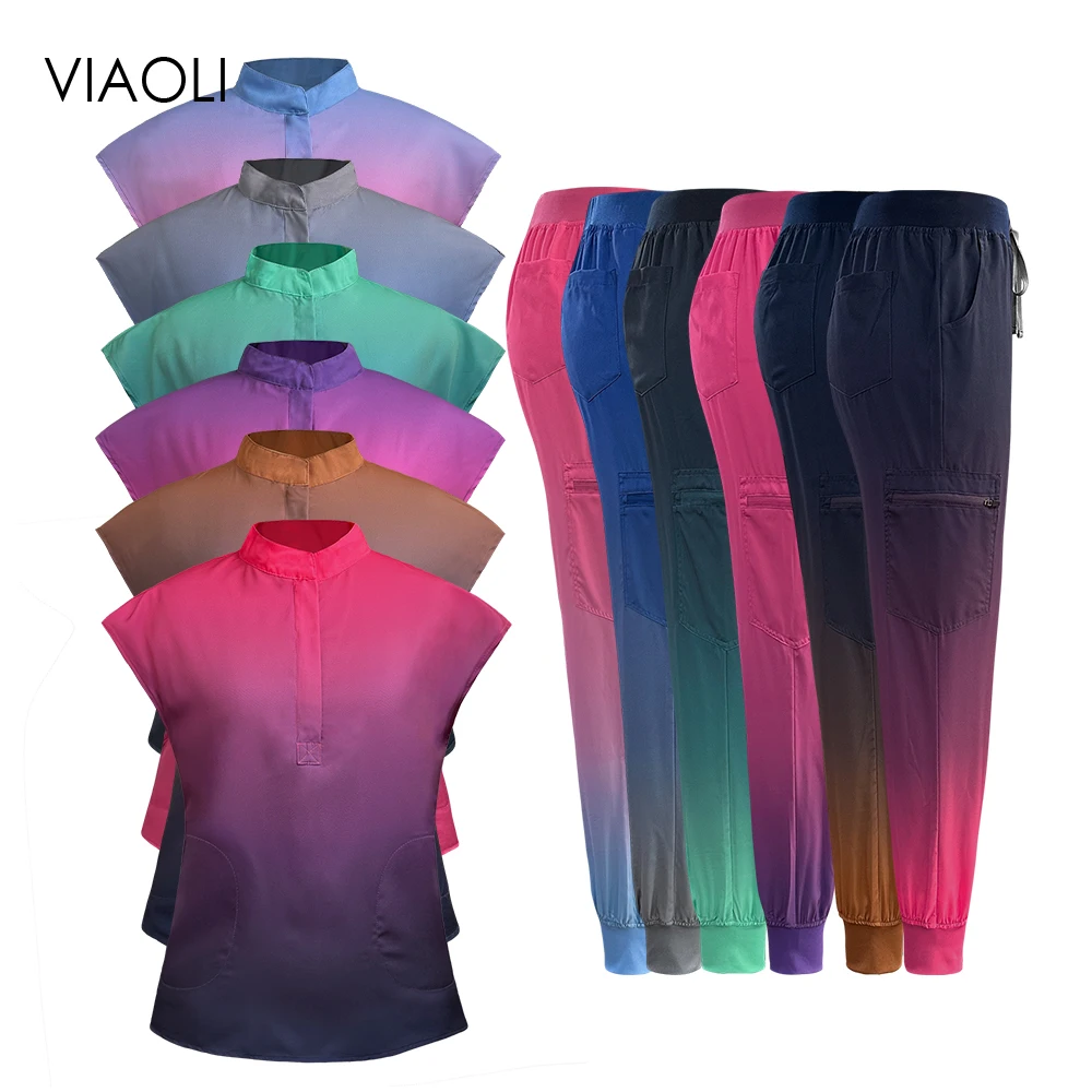 Viser de jogging à fermeture éclair avec poche, uniformes médicaux, uniforme d'infirmière, vêtements de travail pour salon de beauté, proporSweet Spa, ScrdecentrSet, commande, nouveau