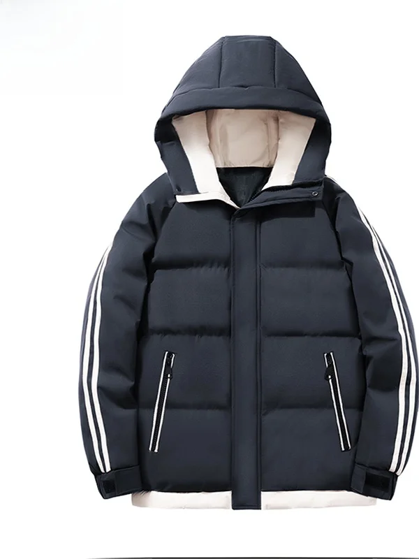 

TUCANO зимнее теплое хлопковое пальто с капюшоном, мужское ветрозащитное морозостойкое хлопковое пальто свободного покроя, повседневное