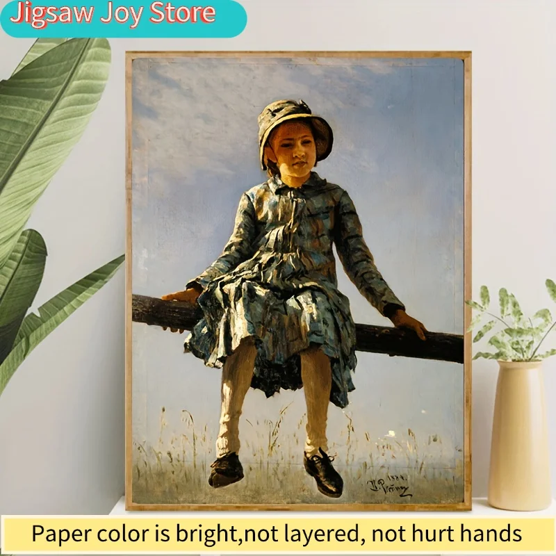 จิ๊กซอว์ศิลปะขนาดเล็ก 500 ชิ้น ผลงานของอิลยา เรพิน - จิ๊กซอว์กระดาษพรีเมียมขนาด 15x10 นิ้ว ออกแบบมาสำหรับผู้ใหญ่ เพื่อสร้างสรรค์ความหรูหรา