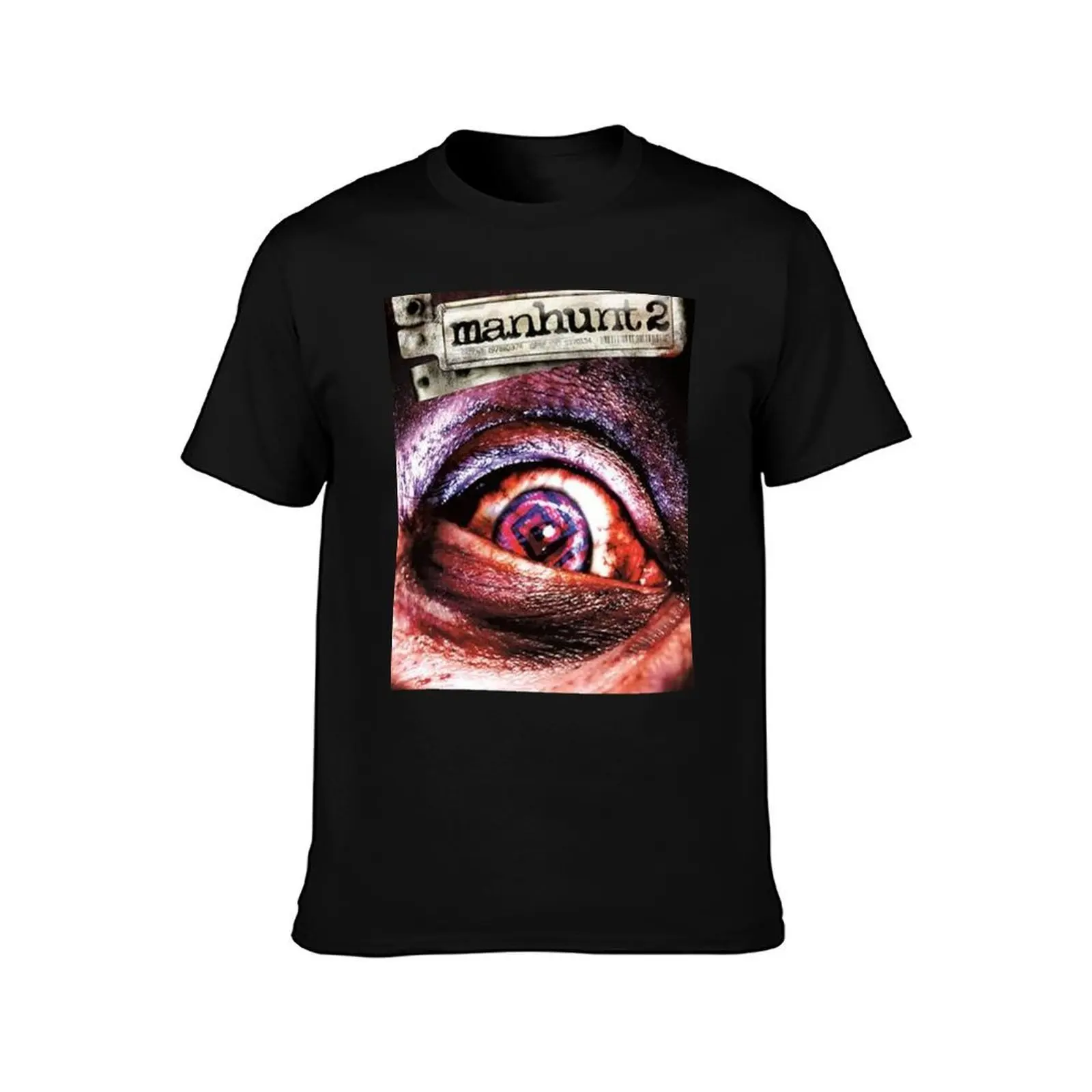 Manhunt 2 Eye Horror Mask – Disturbing Game Art Inspired Design T-Shirt Plus Size Summer Casual T-Shirt