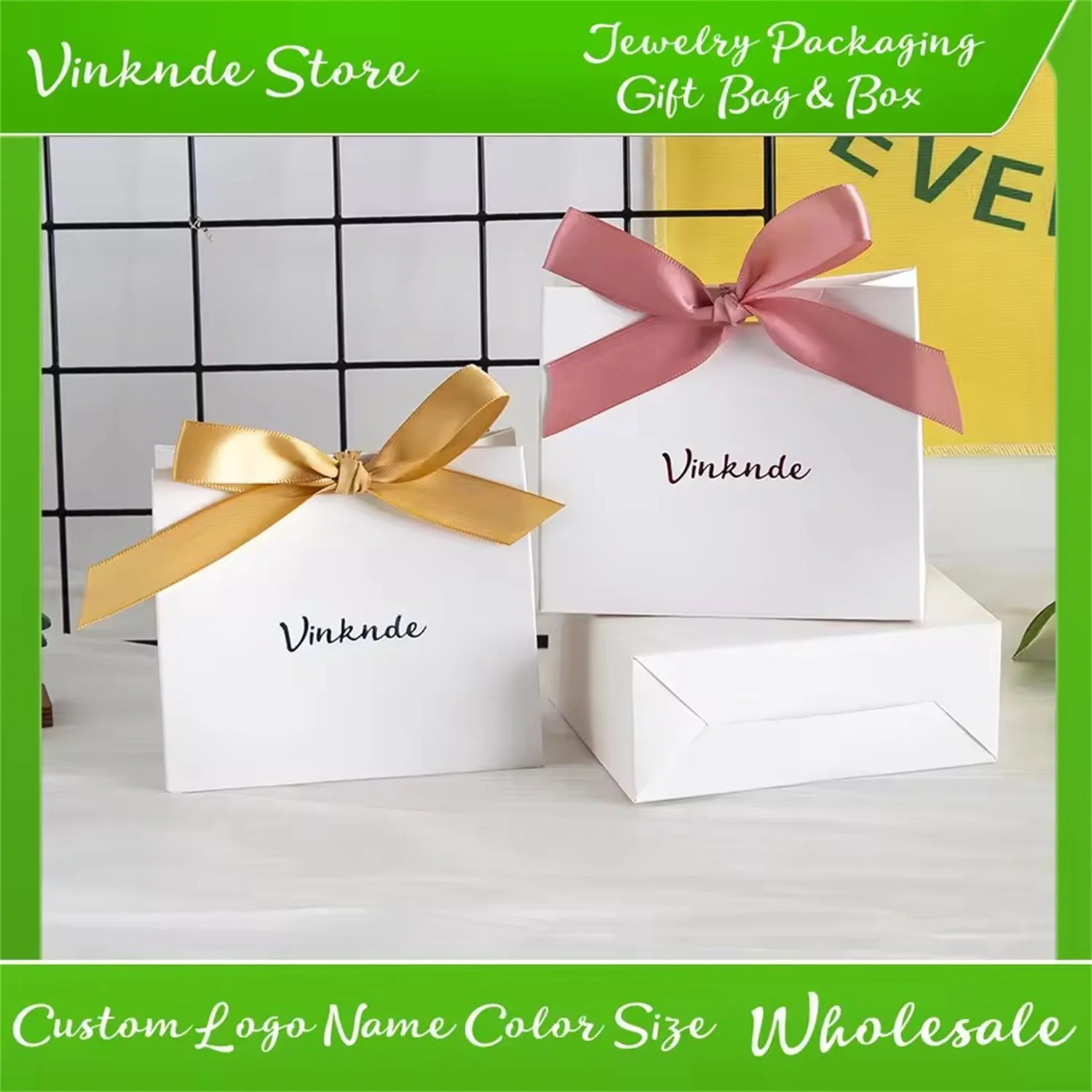 

Sophisticated Blush Ivory Artisanal Kraft Tote with Satin Bow Custom Logo Present Sacks for Nuptials Anniversaries Christenings