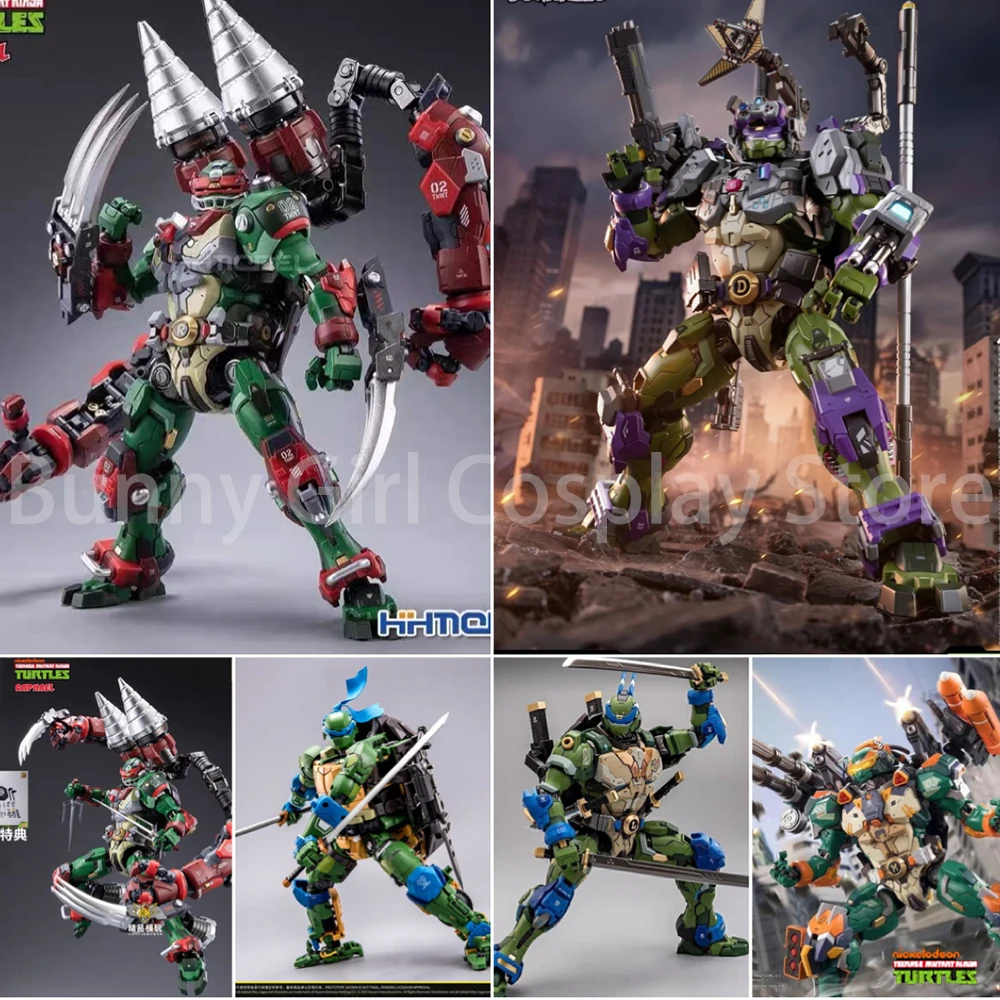 

В наличии HEATBOYS Teenage Mutant Ninja Turtle Фигурка Микеланджело Донателло Леонардо Меха Модель Сплав Ниндзя Черепаха Игрушки