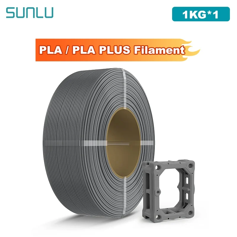 SUNLU 1 kg PLA/PLA PLUS Filament 1,75 mm 1 kg ohne Tablett 3D-Druckerfilament für 3D-Drucker und 3D-Stift, Refll-Filament